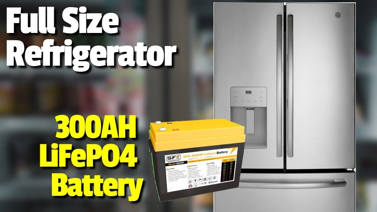 How Long Will a 100Ah LiFePO4 Battery Run a 12V Refrigerator?