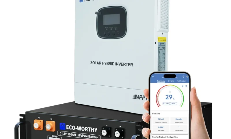 Photo by uk.eco-worthy.com - Inverter Low Voltage Cutoff Settings for LiFePO4 Batteries